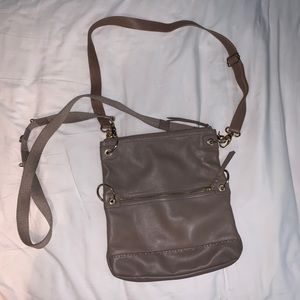 The Sak grey leather purse